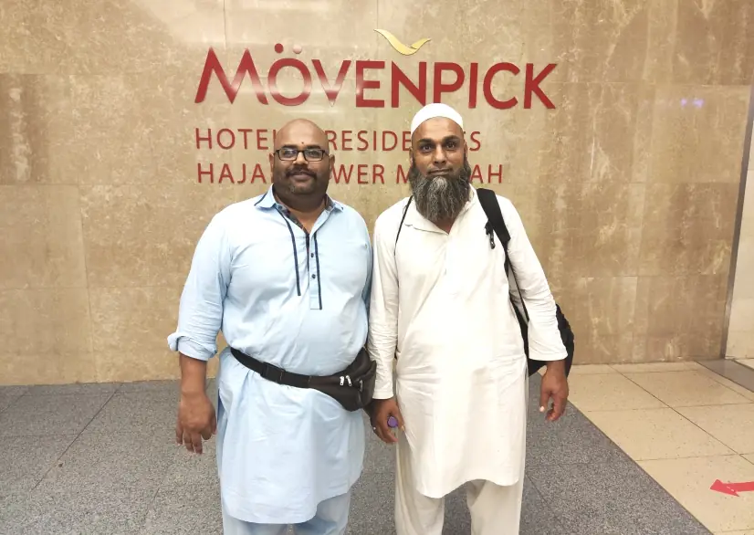Labbaik team at the Movenpick hotel