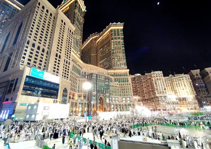 Makkah Clock Tower at night